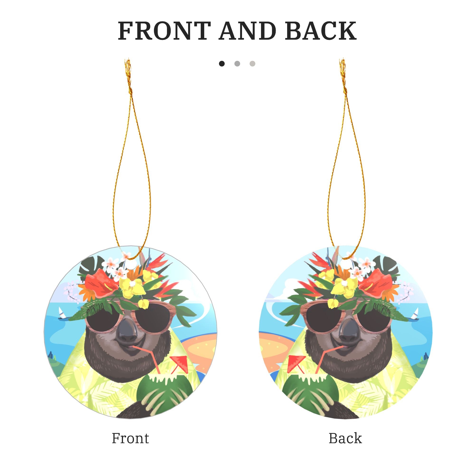 Personalization Acrylic shaped pendant